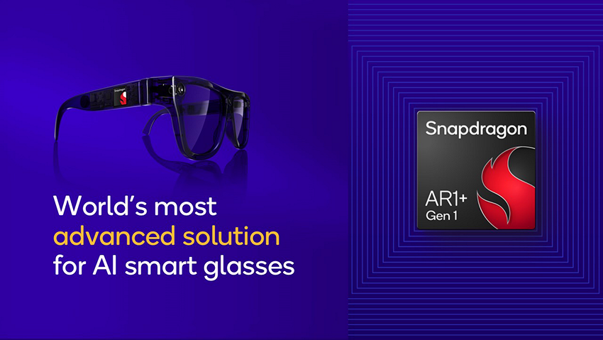 Qualcomm представила процессор Snapdragon AR1+ Gen 1 для смарт-очков с ИИ Qualcomm представила процессор Snapdragon AR1+ Gen 1 для смарт-очков с ИИ