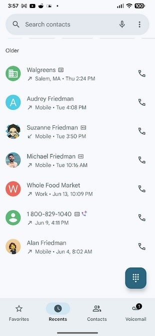 Обновление Google Phone: что изменилось с Material 3? Обновление Google Phone: что изменилось с Material 3?