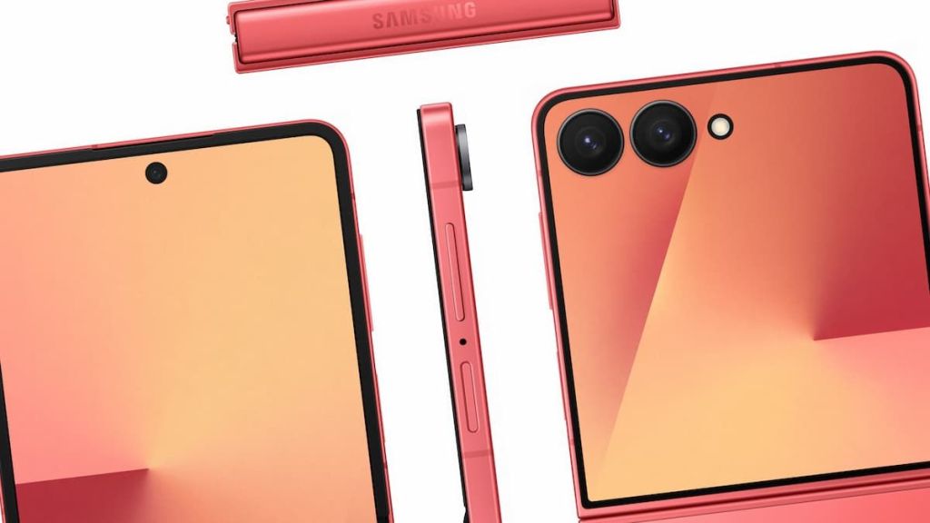 Galaxy Z Flip7 and Flip7 FE Renders Reveal Bigger Cover Display and Refined Design