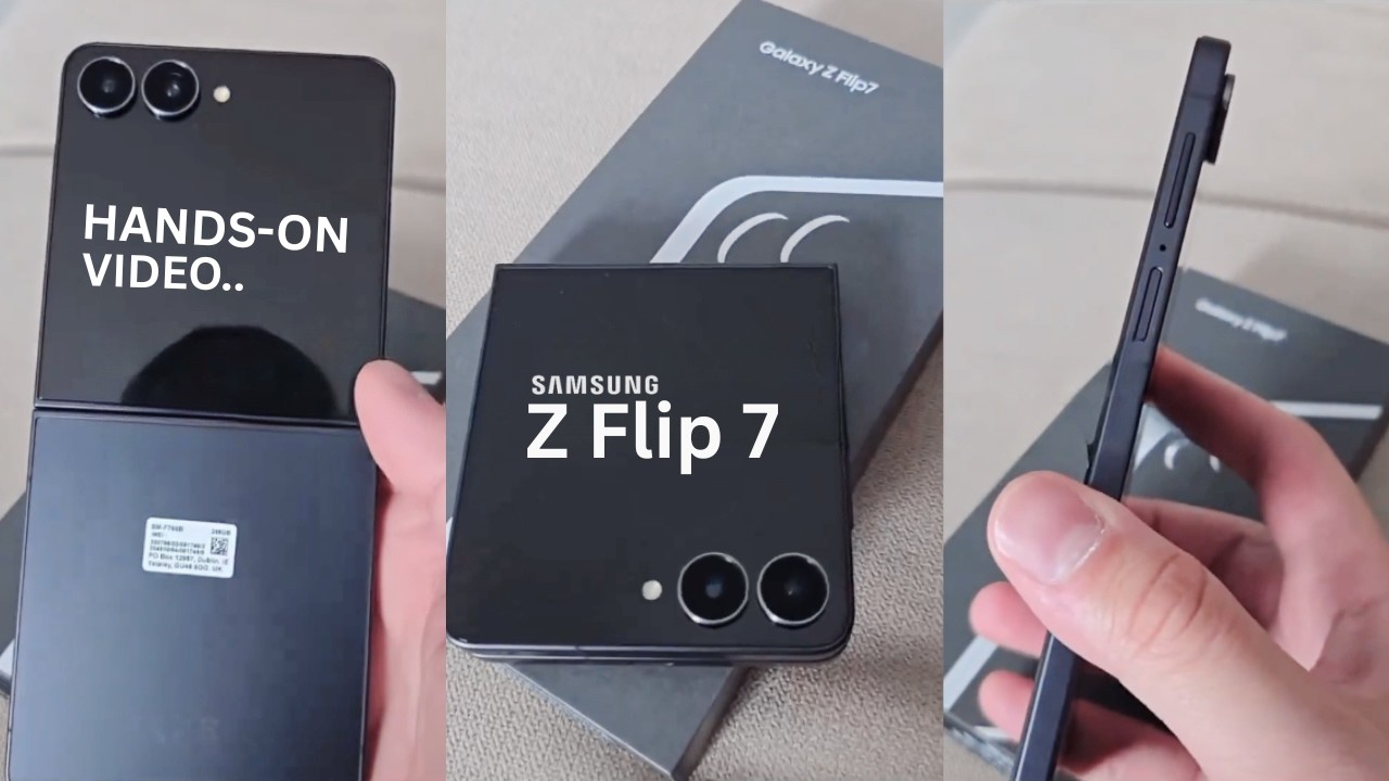 Galaxy Z Flip 7: живое видео показывает кардинальные изменения Galaxy Z Flip 7: живое видео показывает кардинальные изменения