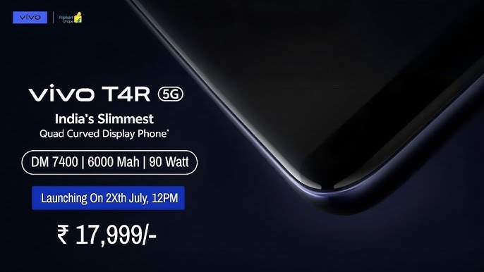 Vivo T4R 5G: India’s Slimmest Quad-Curved Display Phone Teased
