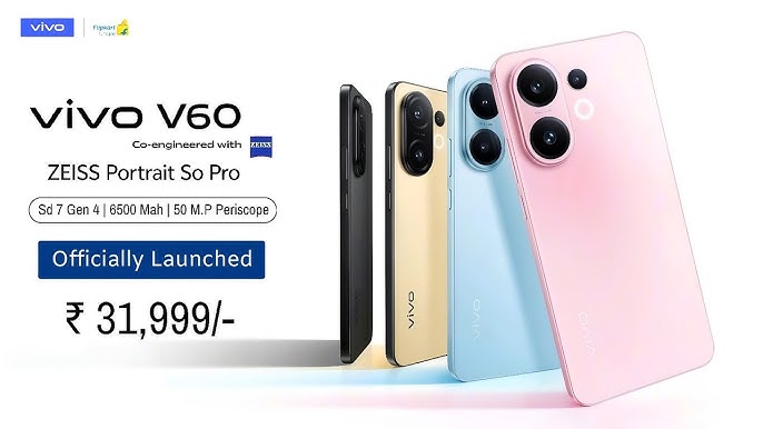 Vivo V60: Дата выпуска и характеристики — 12 августа в Индии Vivo V60: Дата выпуска и характеристики — 12 августа в Индии