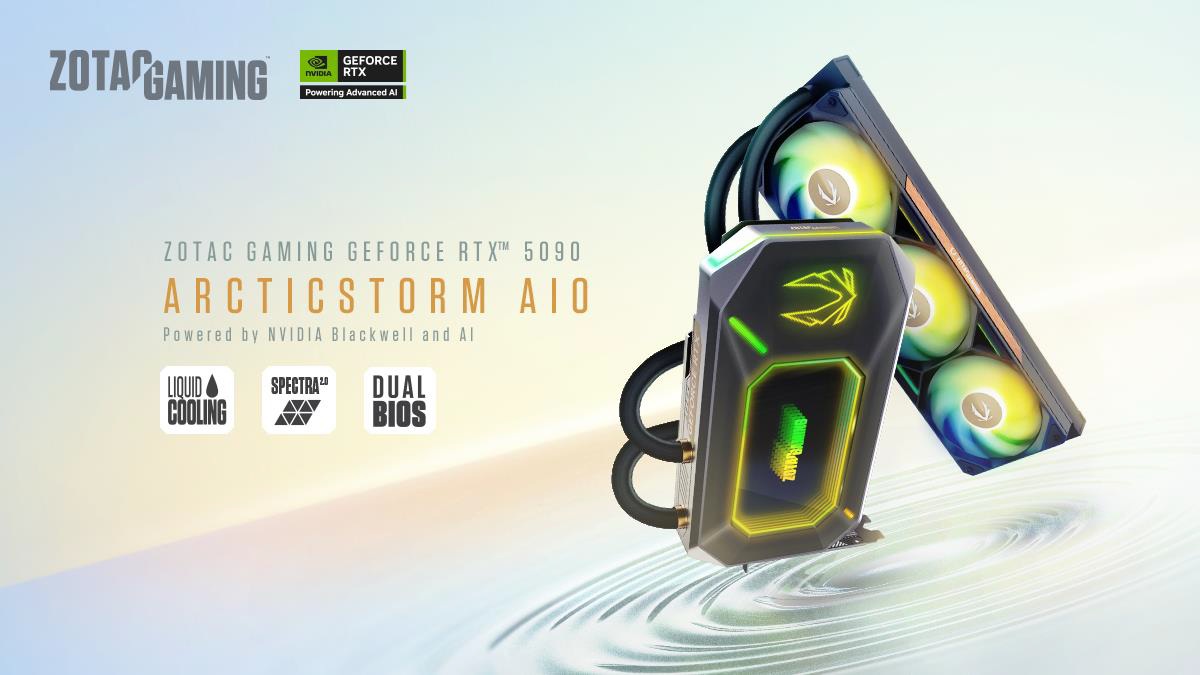 ZOTAC представила GeForce RTX 5090 ArcticStorm AIO и RTX 5060 Low-Profile ZOTAC представила GeForce RTX 5090 ArcticStorm AIO и RTX 5060 Low-Profile