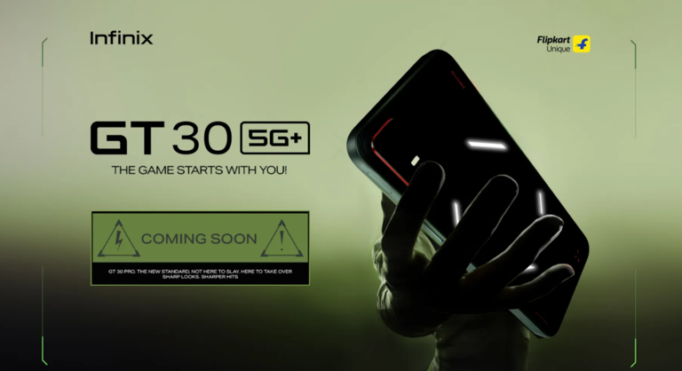 Infinix GT 30 5G+ se lanza pronto: pantalla de 144 Hz, luces Mecha y chip Dimensity
