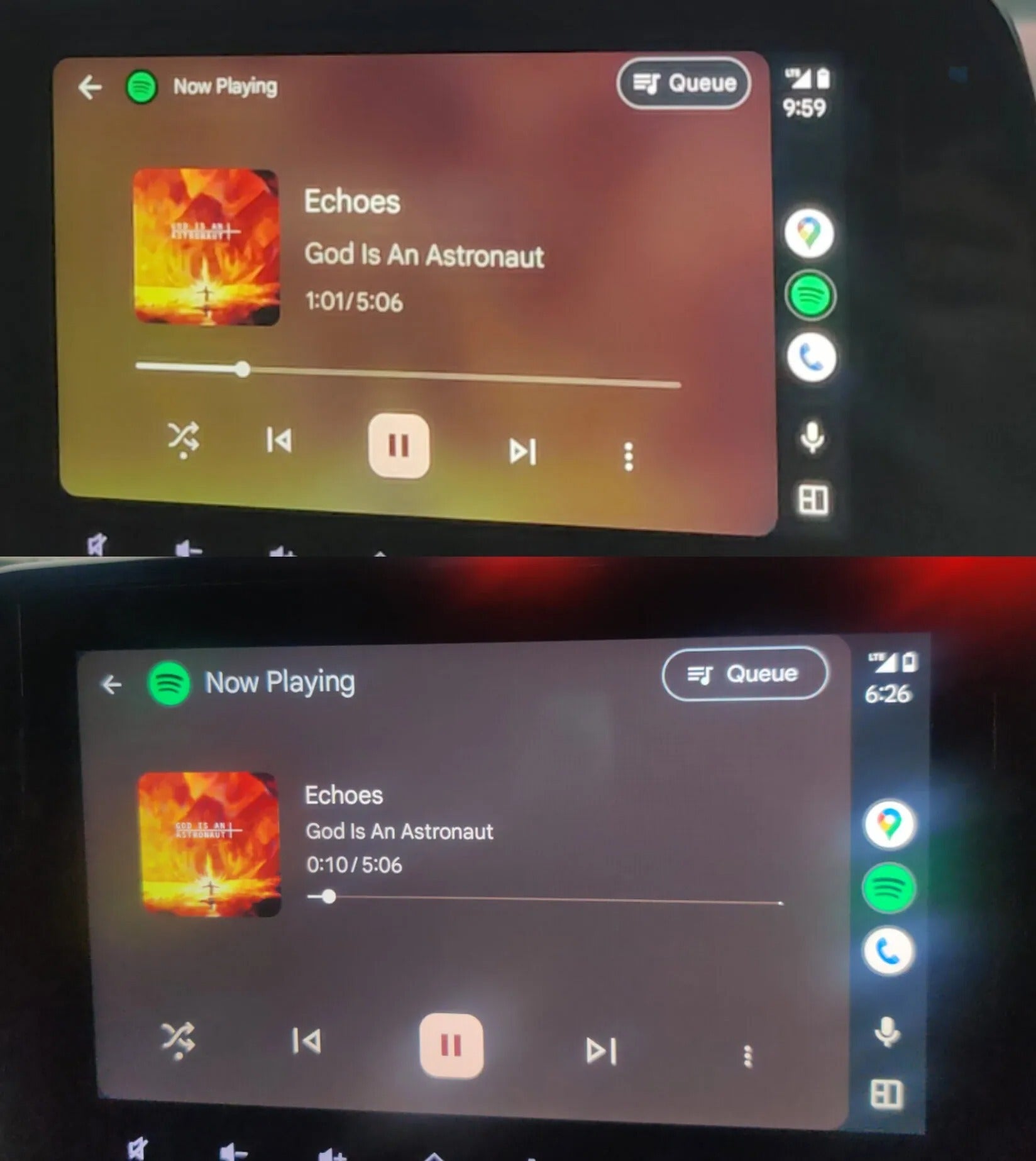 Обновлённый музыкальный плеер Android Auto вызвал споры среди пользователей Обновлённый музыкальный плеер Android Auto вызвал споры среди пользователей