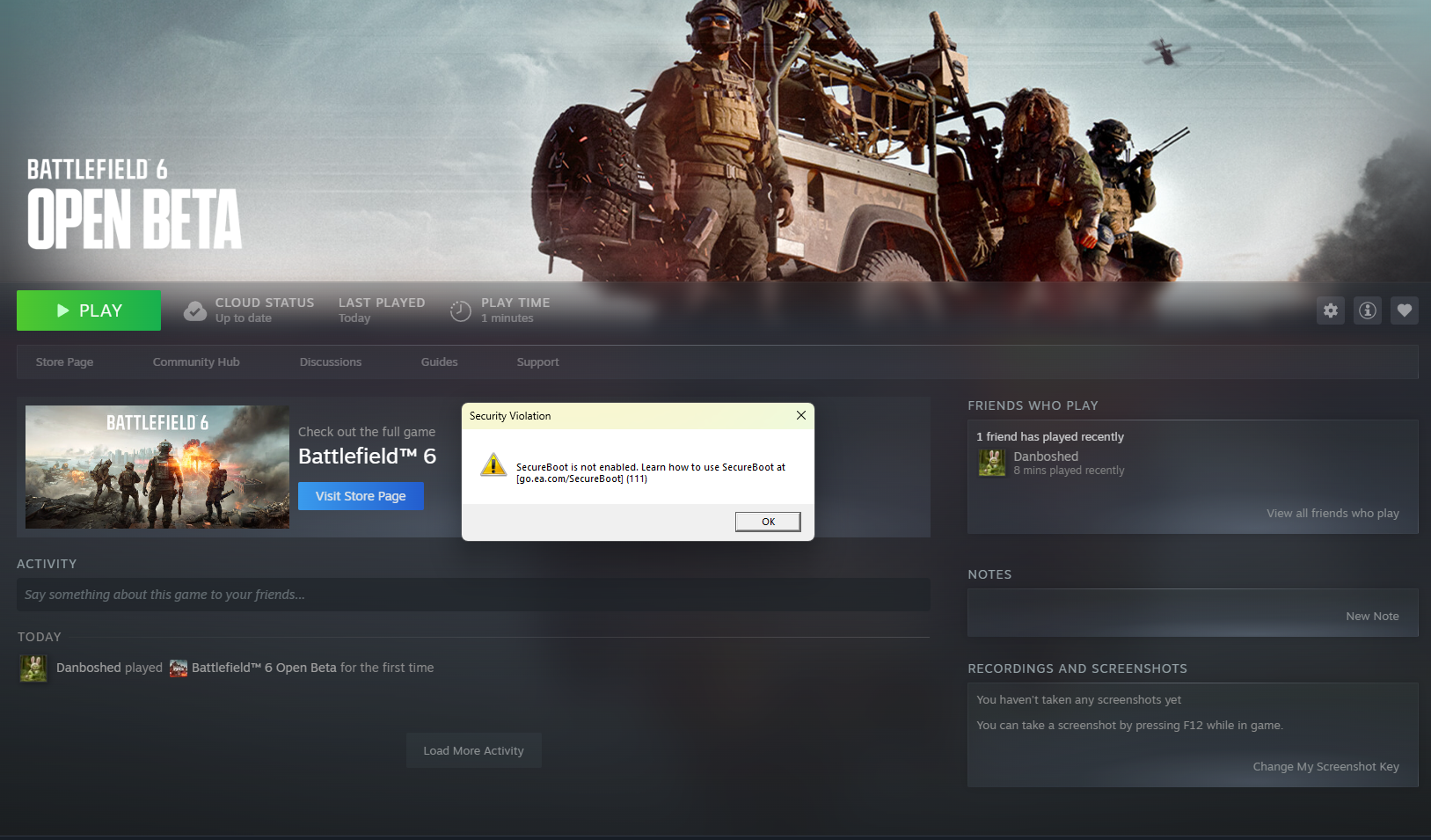 Открытая бета Battlefield 6 требует включения Secure Boot — то же самое будет с Call of Duty: Black Ops 7 Открытая бета Battlefield 6 требует включения Secure Boot — то же самое будет с Call of Duty: Black Ops 7