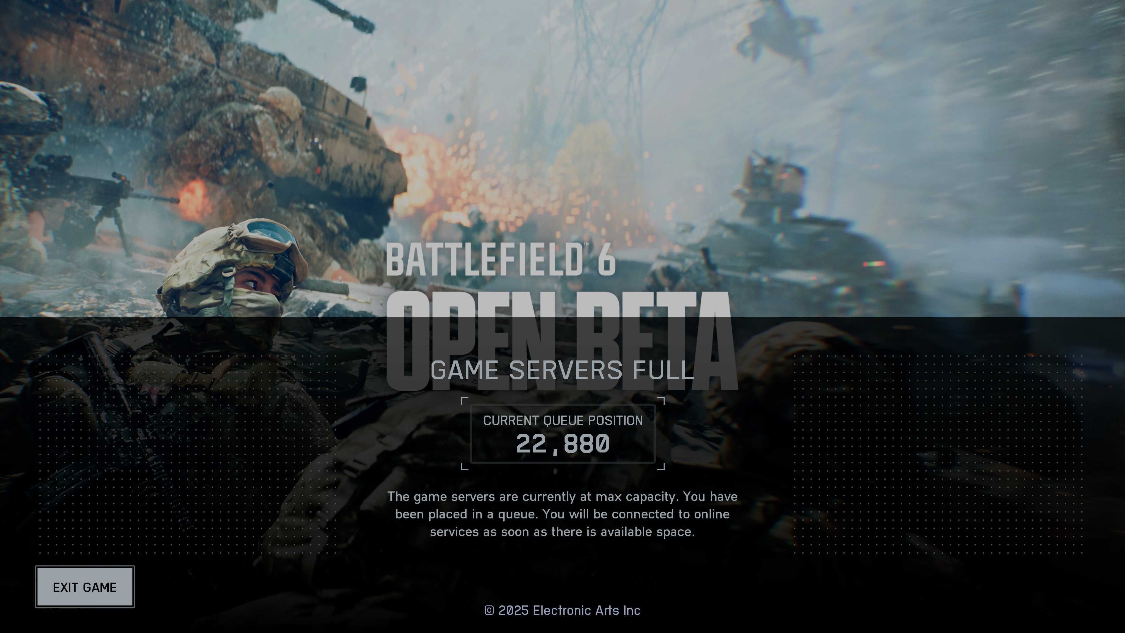 Очередь в открытый бета-тест Battlefield 6: первые признаки будущего безумия Очередь в открытый бета-тест Battlefield 6: первые признаки будущего безумия