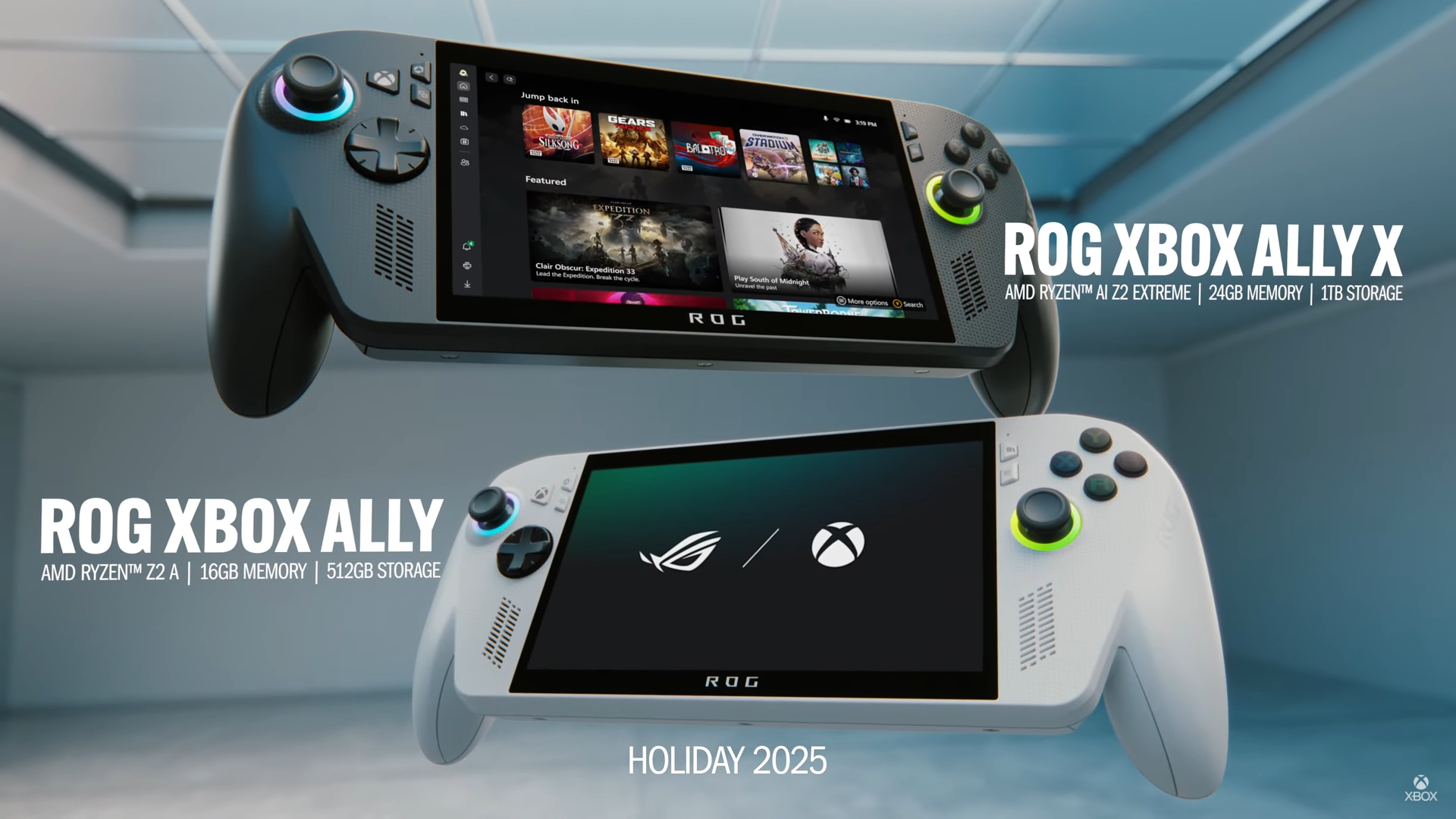 Los ROG Xbox Ally y Xbox Ally X se lanzarán el 16 de octubre de 2025