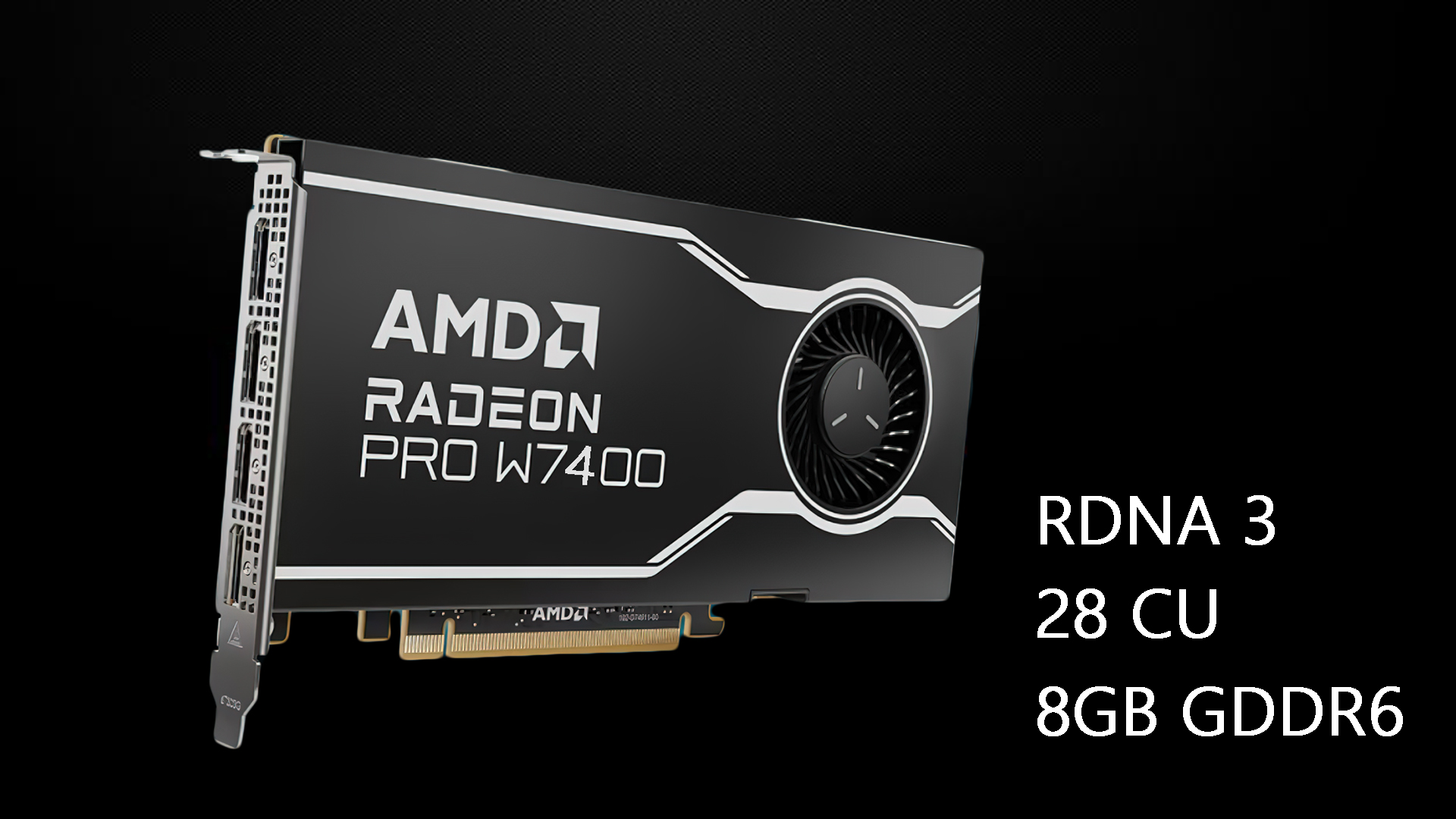 Radeon PRO W7400 от AMD: Энергоэффективная и доступная видеокарта для рабочих станций Radeon PRO W7400 от AMD: Энергоэффективная и доступная видеокарта для рабочих станций