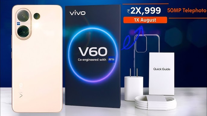 vivo V60 Arrives in India with Huge Battery and ZEISS Camera Setup