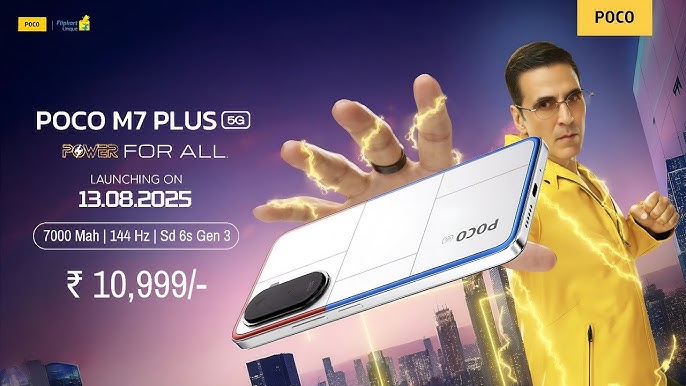 Poco M7 Plus 5G Debuts in India with Huge Battery and Sleek Build