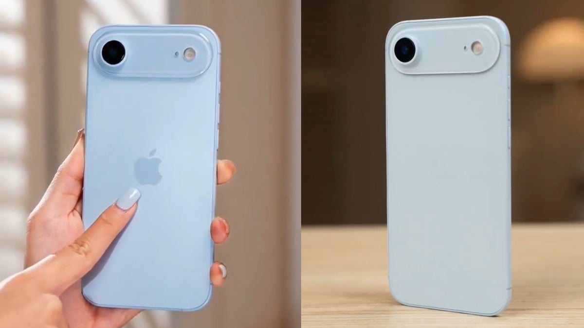 iPhone 17 Air: Sky Blue Color and Slim Design Revealed in New Hands-On Video