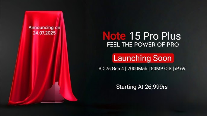 Redmi Note 15 Pro Series Launching August 21 with Major Upgrades