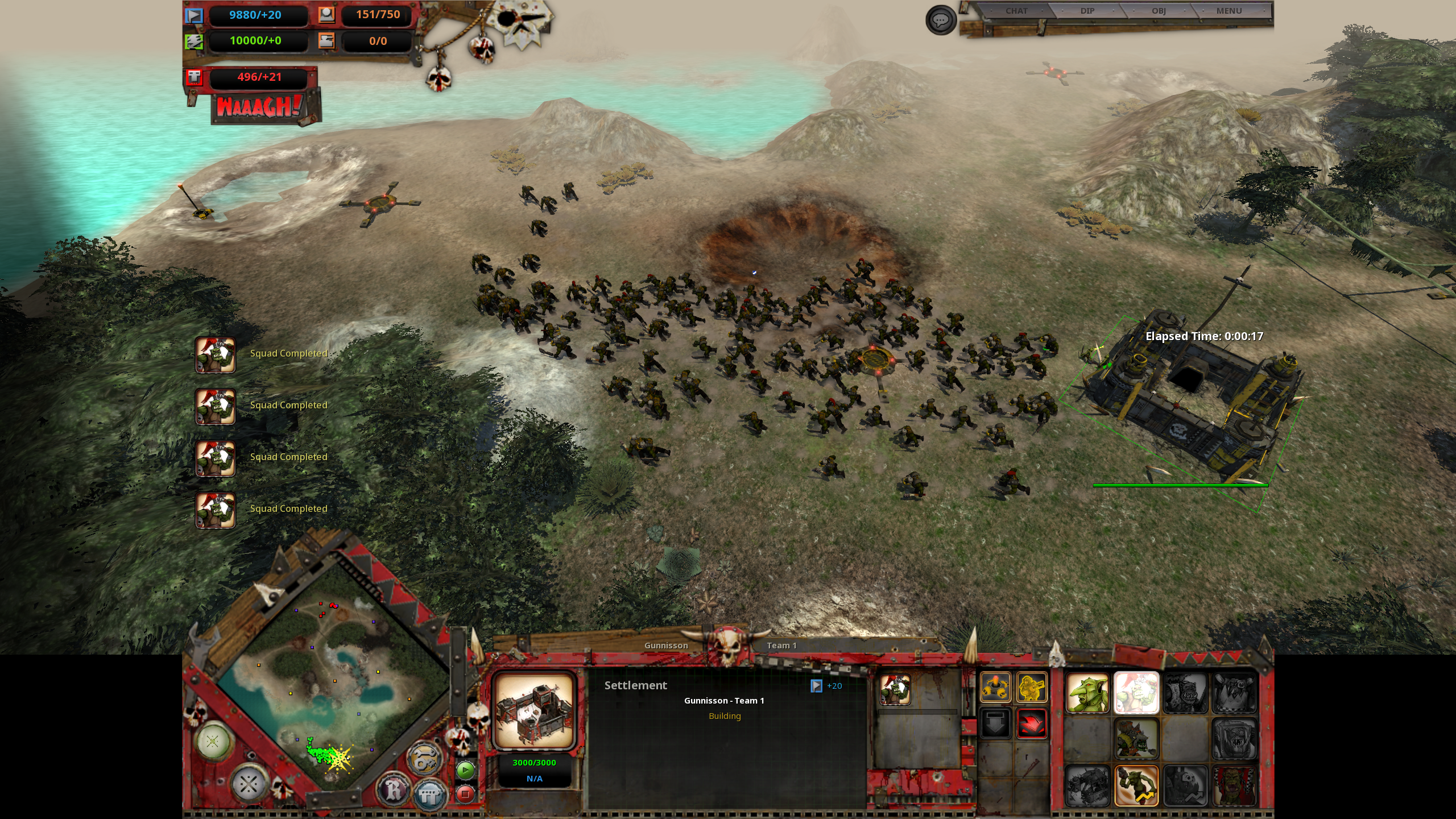 Warhammer 40K Dawn of War: моддеры загнали в бой 47 тысяч Орков Warhammer 40K Dawn of War: моддеры загнали в бой 47 тысяч Орков