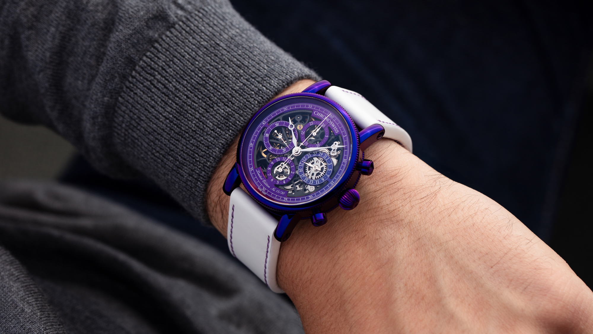 Chronoswiss Marks 30 Years With Daring Opus Purple Rain