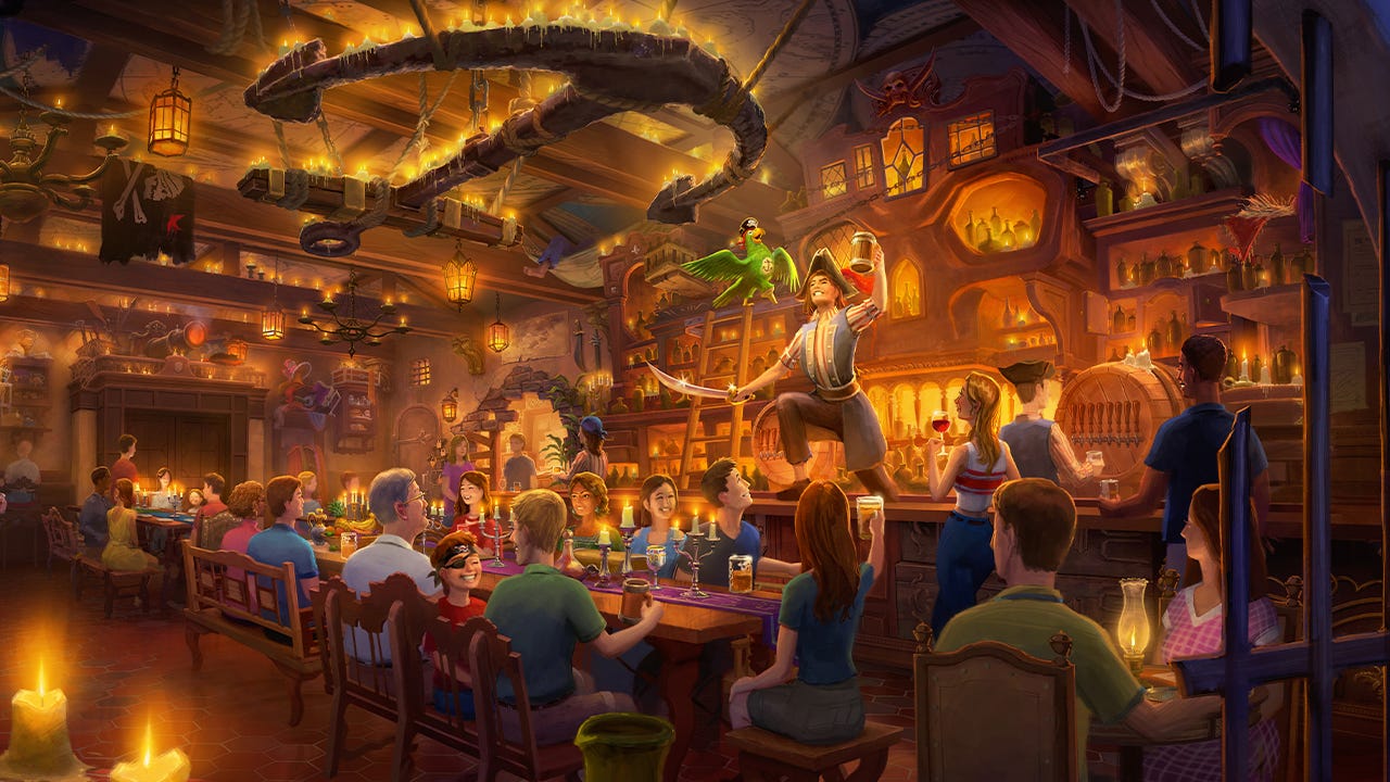 Таверна «Клюв и Бочка» в Disney World: новое пиратское приключение Таверна «Клюв и Бочка» в Disney World: новое пиратское приключение