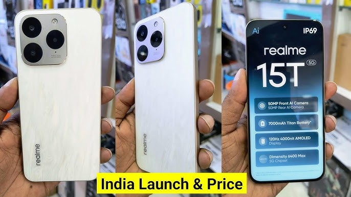 Realme 15T дебютирует в Индии с дизайном в стиле iPhone 16 Pro и ценой до 20 тыс. рупий Realme 15T дебютирует в Индии с дизайном в стиле iPhone 16 Pro и ценой до 20 тыс. рупий