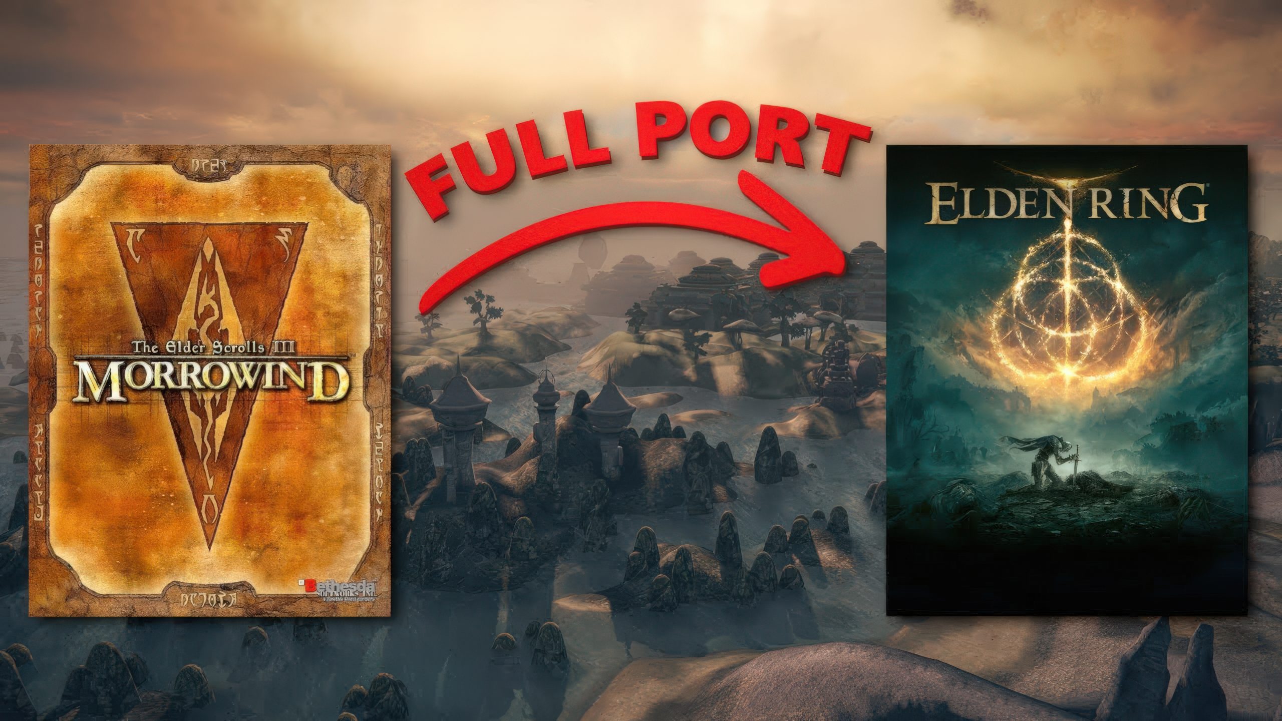 Morrowind оживает на движке Elden Ring благодаря энтузиазму моддеров Morrowind оживает на движке Elden Ring благодаря энтузиазму моддеров