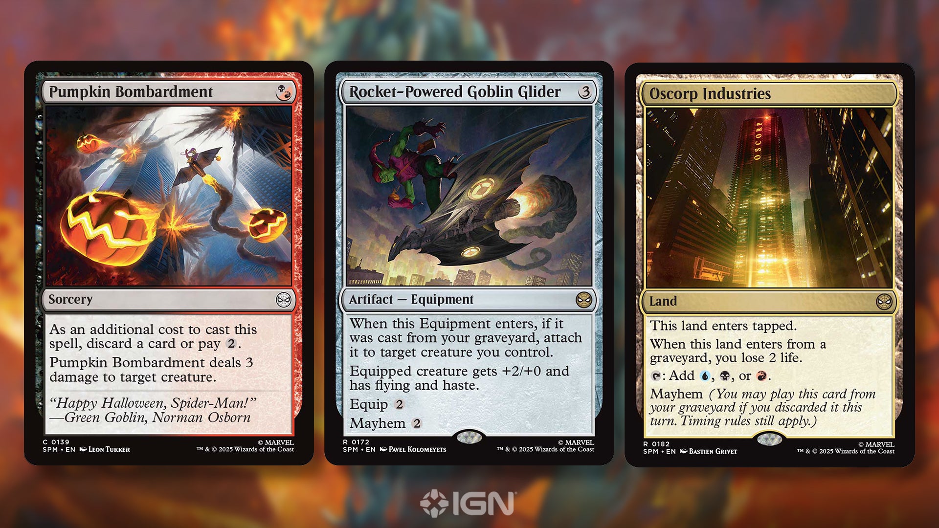 3 новые карты Зеленого Гоблина в кроссовере Magic: The Gathering и Человека-Паука 3 новые карты Зеленого Гоблина в кроссовере Magic: The Gathering и Человека-Паука