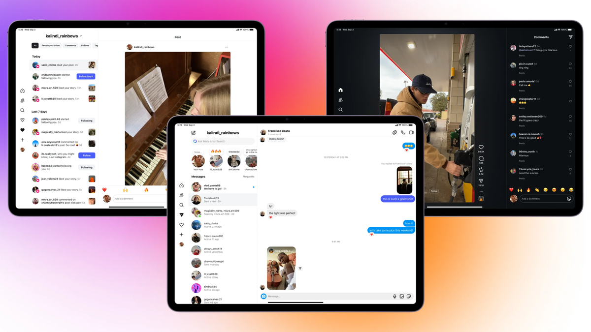 Instagram для iPad наконец вышел — но в центре внимания только Reels