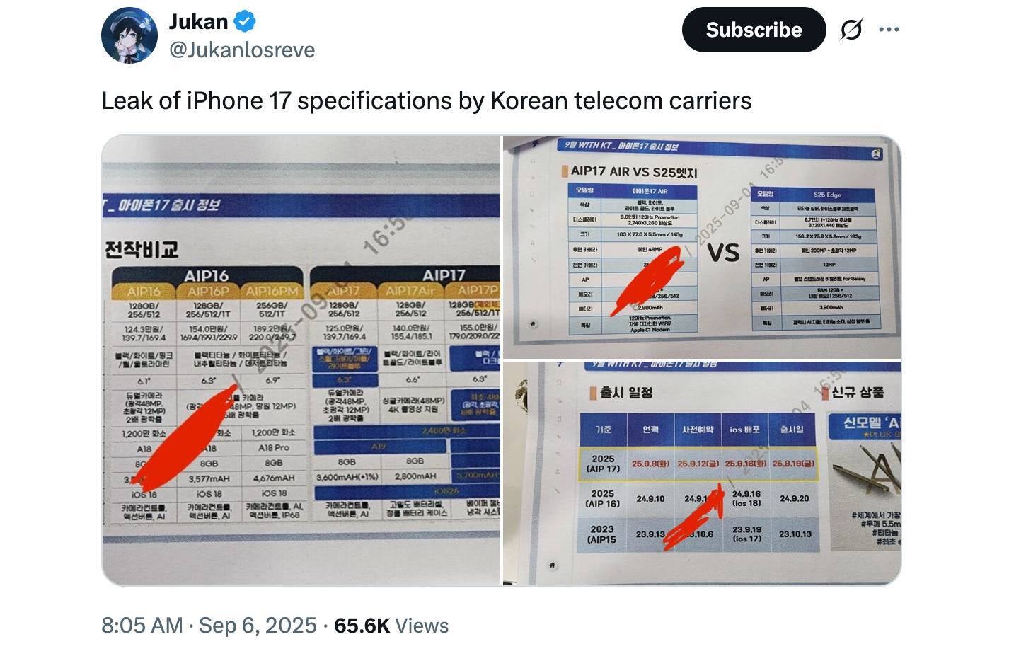 iPhone 17: todo lo que revela la filtración sobre specs, precios y iOS 26