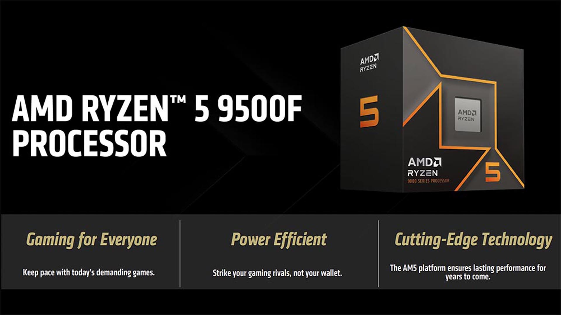 Ryzen 5 9500F выходит 16 сентября: бюджетный Zen 5 для геймеров Ryzen 5 9500F выходит 16 сентября: бюджетный Zen 5 для геймеров