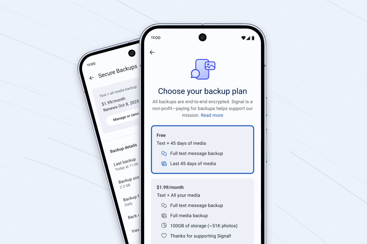 Signal agora tem backups seguros na nuvem – mas é pago Signal agora tem backups seguros na nuvem – mas é pago