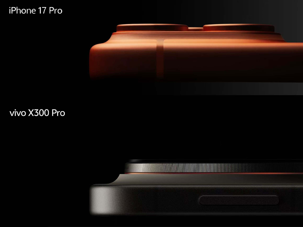 Серия vivo X300 показала более тонкий модуль камер, чем iPhone 17 Pro Серия vivo X300 показала более тонкий модуль камер, чем iPhone 17 Pro