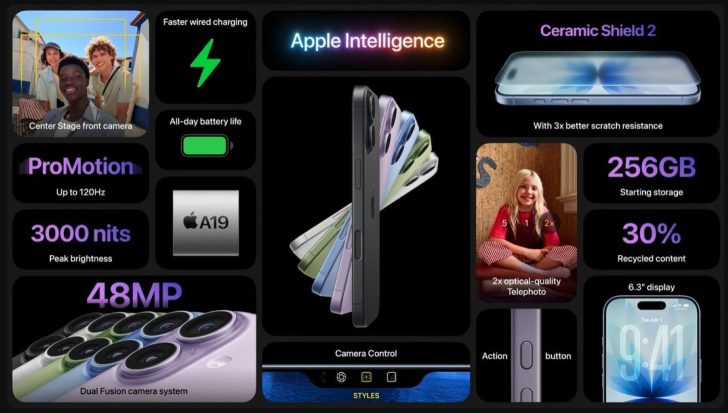 iPhone 17: дисплей с ProMotion, яркость 3000 нит и больше автономности