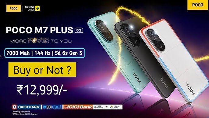 Poco M7 Plus получил версию с 4 ГБ ОЗУ в Индии