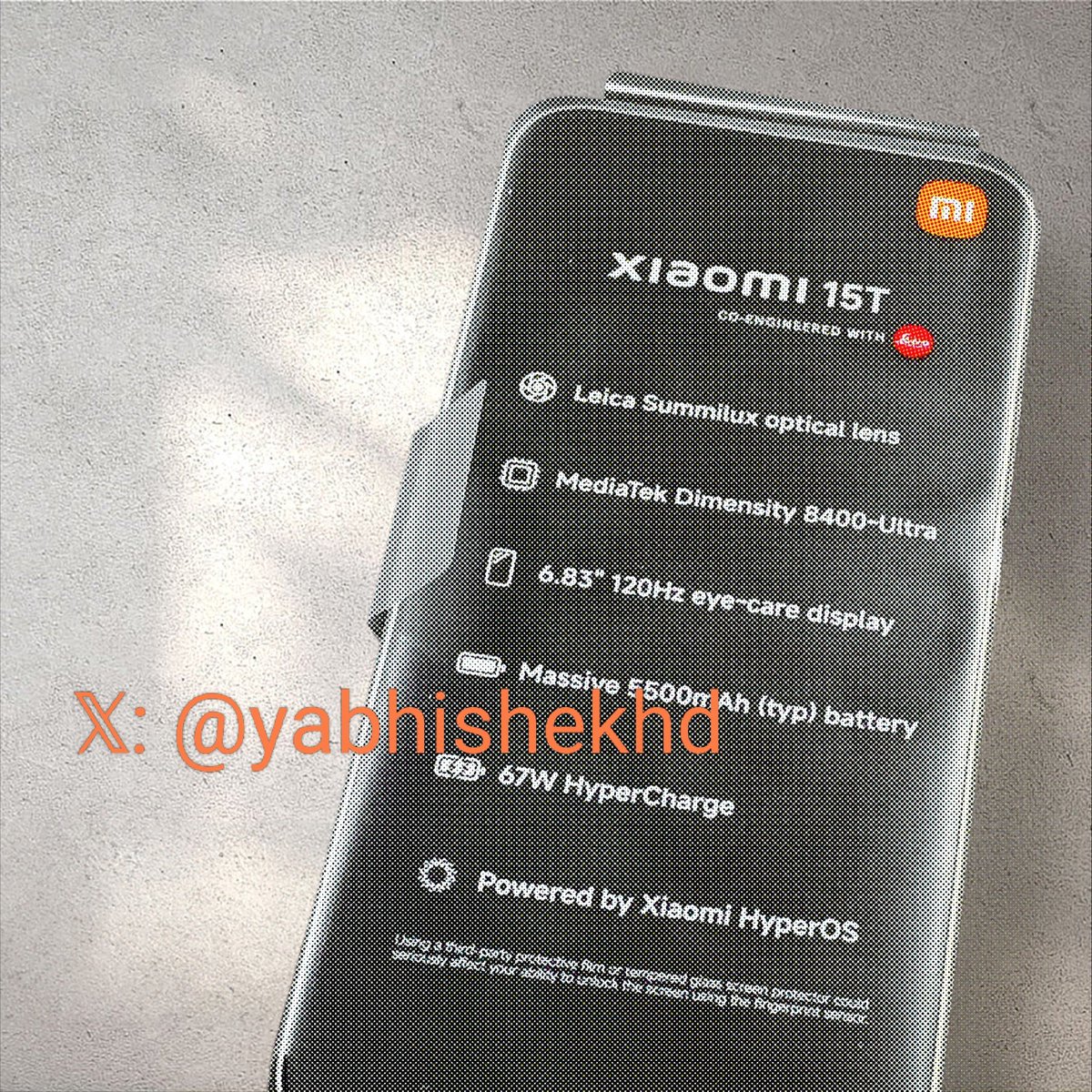 Xiaomi 15T: шпионские фото показали большой экран и новые характеристики Xiaomi 15T: шпионские фото показали большой экран и новые характеристики