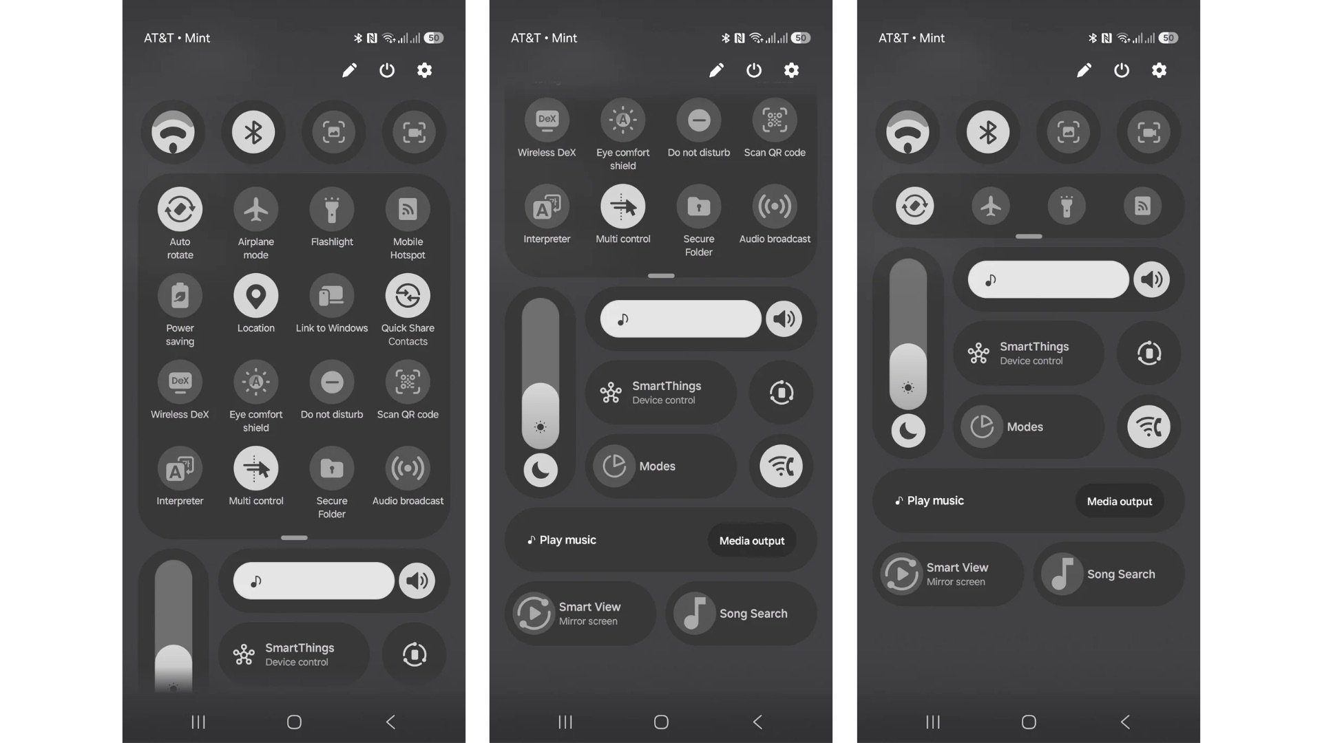 One UI 8.5: filtración revela un Panel Rápido 100% personalizable