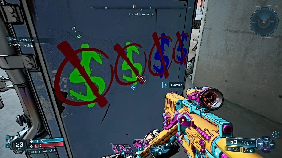 La misión de la máquina legendaria en Borderlands 4 deja a los jugadores sin recompensa