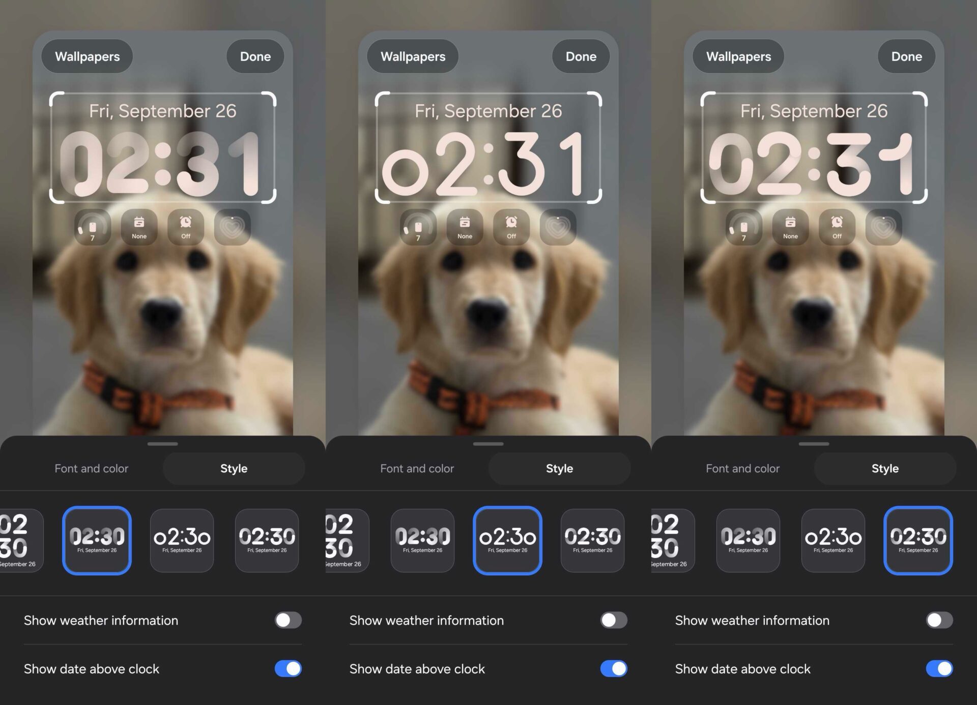 One UI 8.5: новые часы для экрана блокировки и дополнительные функции
