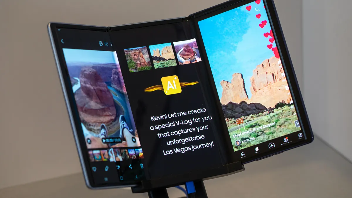 Samsung Galaxy TriFold: смартфон-трансформер с тройным экраном и AI
