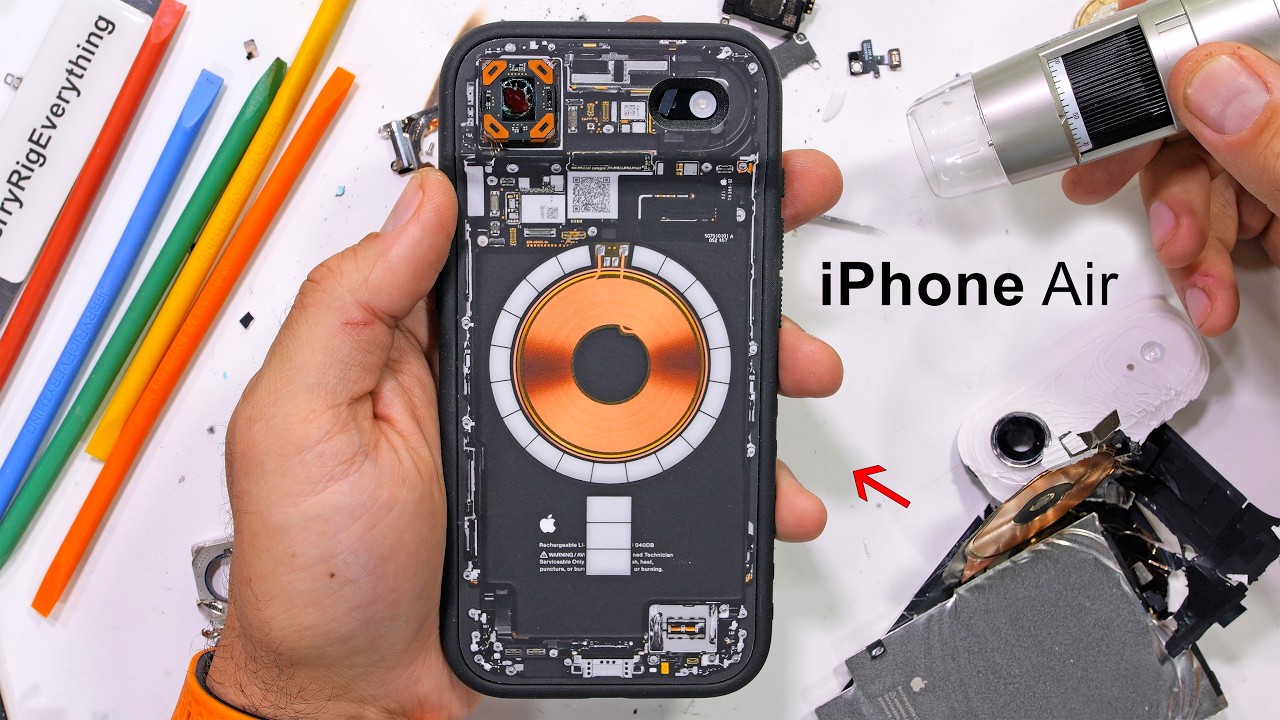 iPhone Air desmontado: así logra Apple un diseño ultrafino