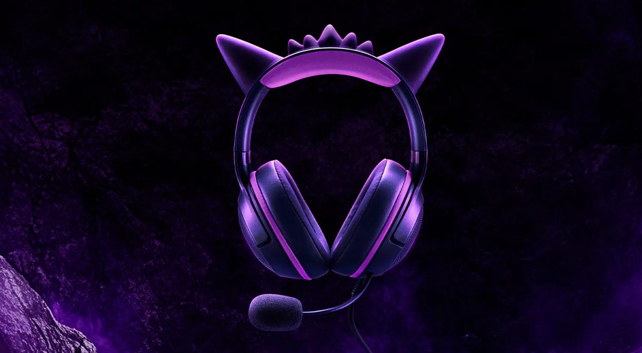 Razer Kraken Kitty V2 Gengar Edition: agotado en todas partes, solo en reventa