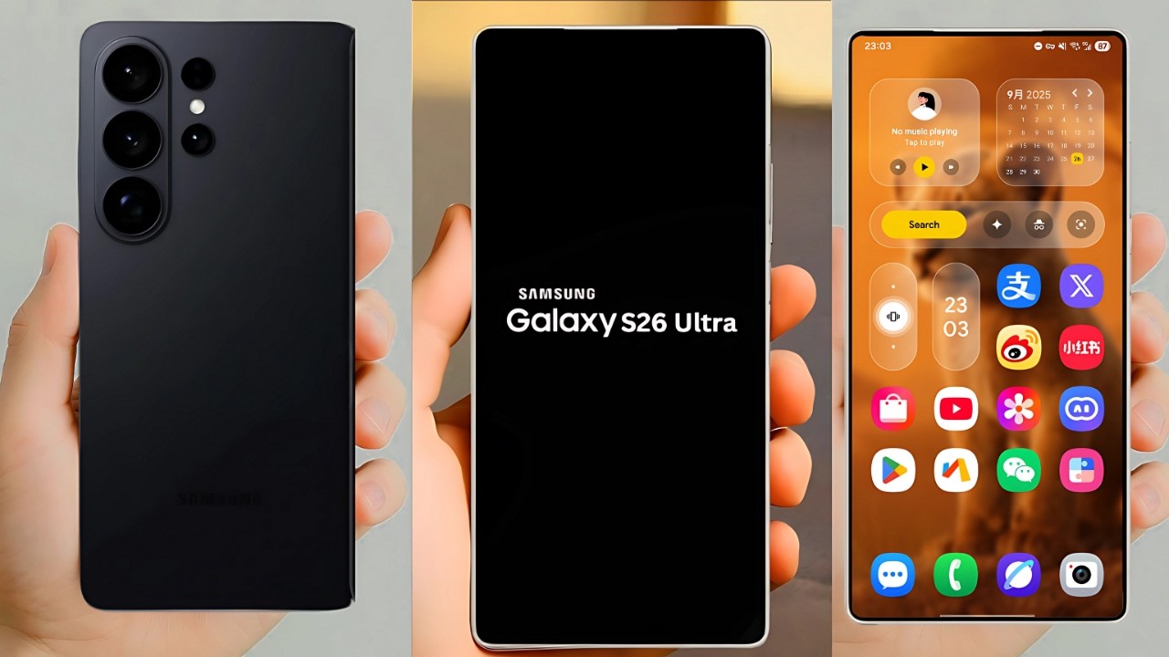 Samsung Galaxy S26 Ultra: renders filtrados muestran las novedades