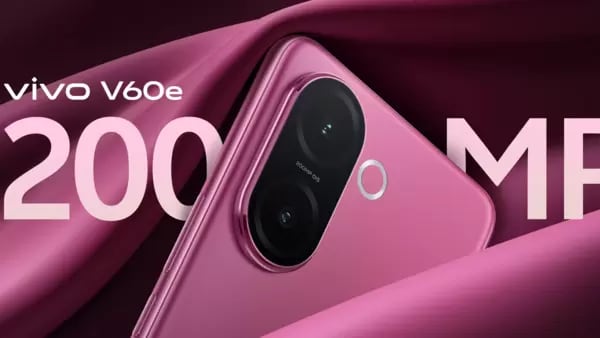 vivo V60e se lanza en la India con cámara de 200 MP y batería de 6.500 mAh