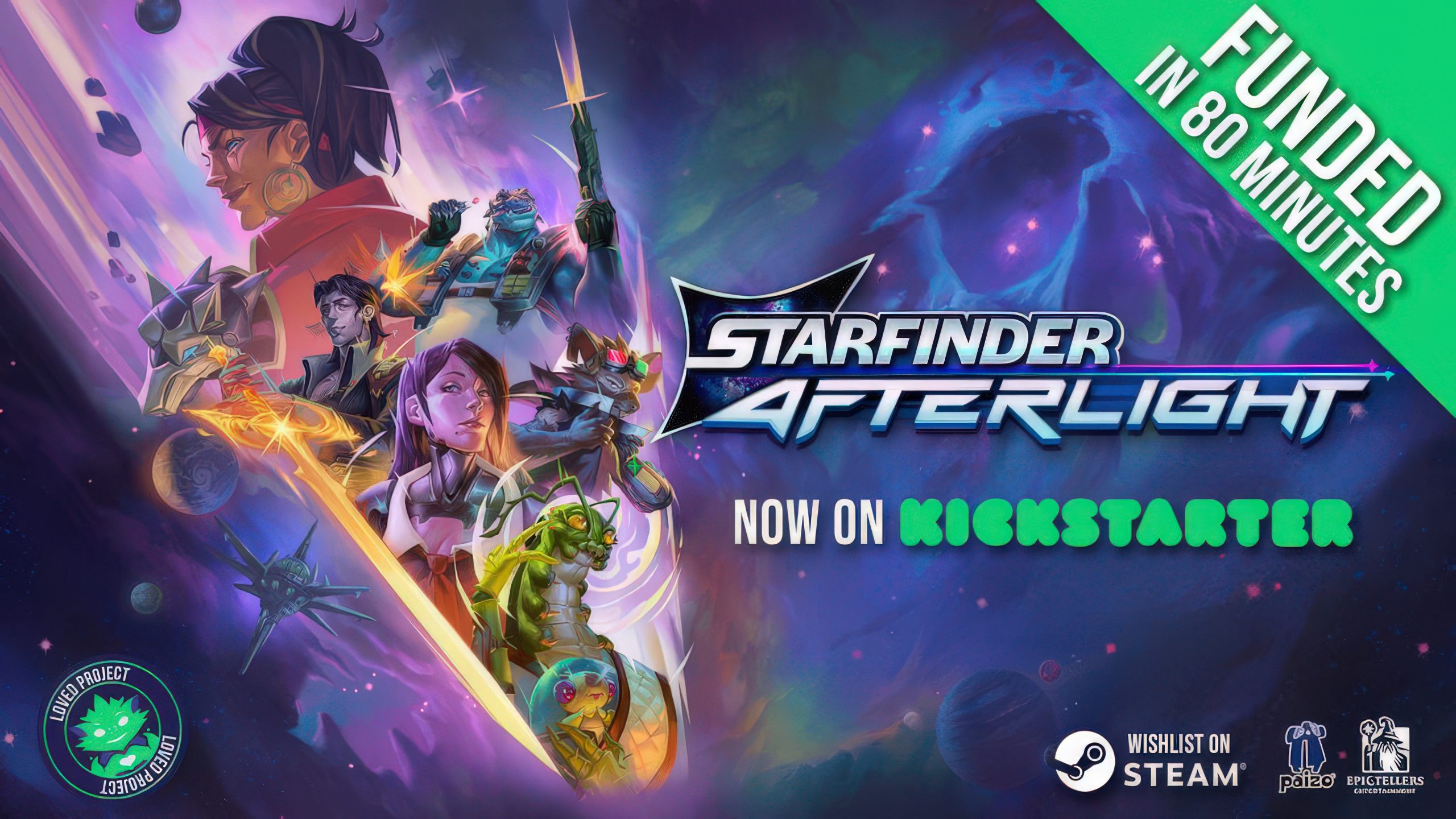 Starfinder: Afterlight собрала Kickstarter-цель всего за 80 минут Starfinder: Afterlight собрала Kickstarter-цель всего за 80 минут
