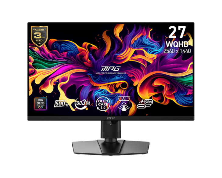 Review MSI MPG 271QR X50 QD-OLED: 500 Hz reales, OLED Care 3.0 y potencia DP 2.1