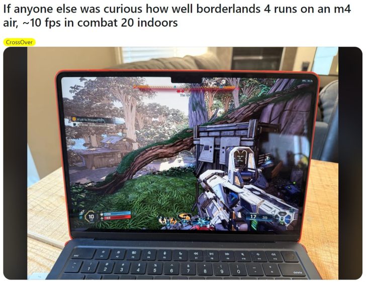 Borderlands 4 на M4 MacBook Air: игра мечты превратилась в кошмар Borderlands 4 на M4 MacBook Air: игра мечты превратилась в кошмар