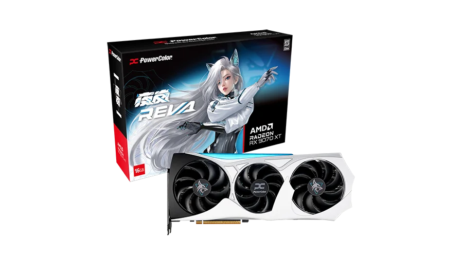PowerColor lanza la Hellhound REVA RX 9070 XT: potencia y estética anime en una sola GPU
