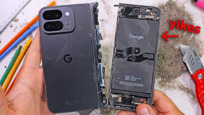 La batería del Google Pixel 10 Pro Fold explota en un test de durabilidad extrema