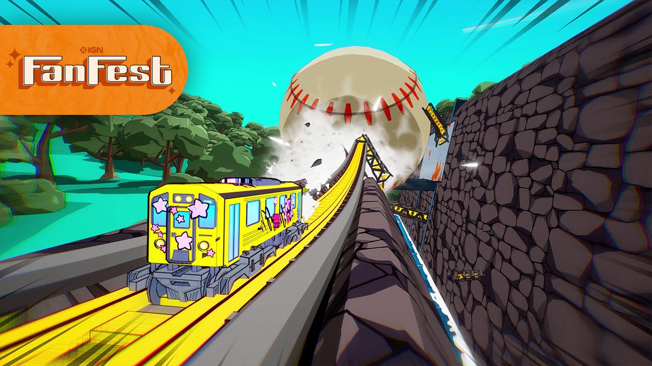 Denshattack!: trenes japoneses con alma de Tony Hawk en una explosión de ritmo y color