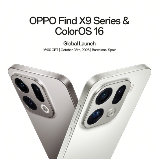Oppo Find X9 выходит на глобальный рынок: премьера 28 октября в Барселоне Oppo Find X9 выходит на глобальный рынок: премьера 28 октября в Барселоне