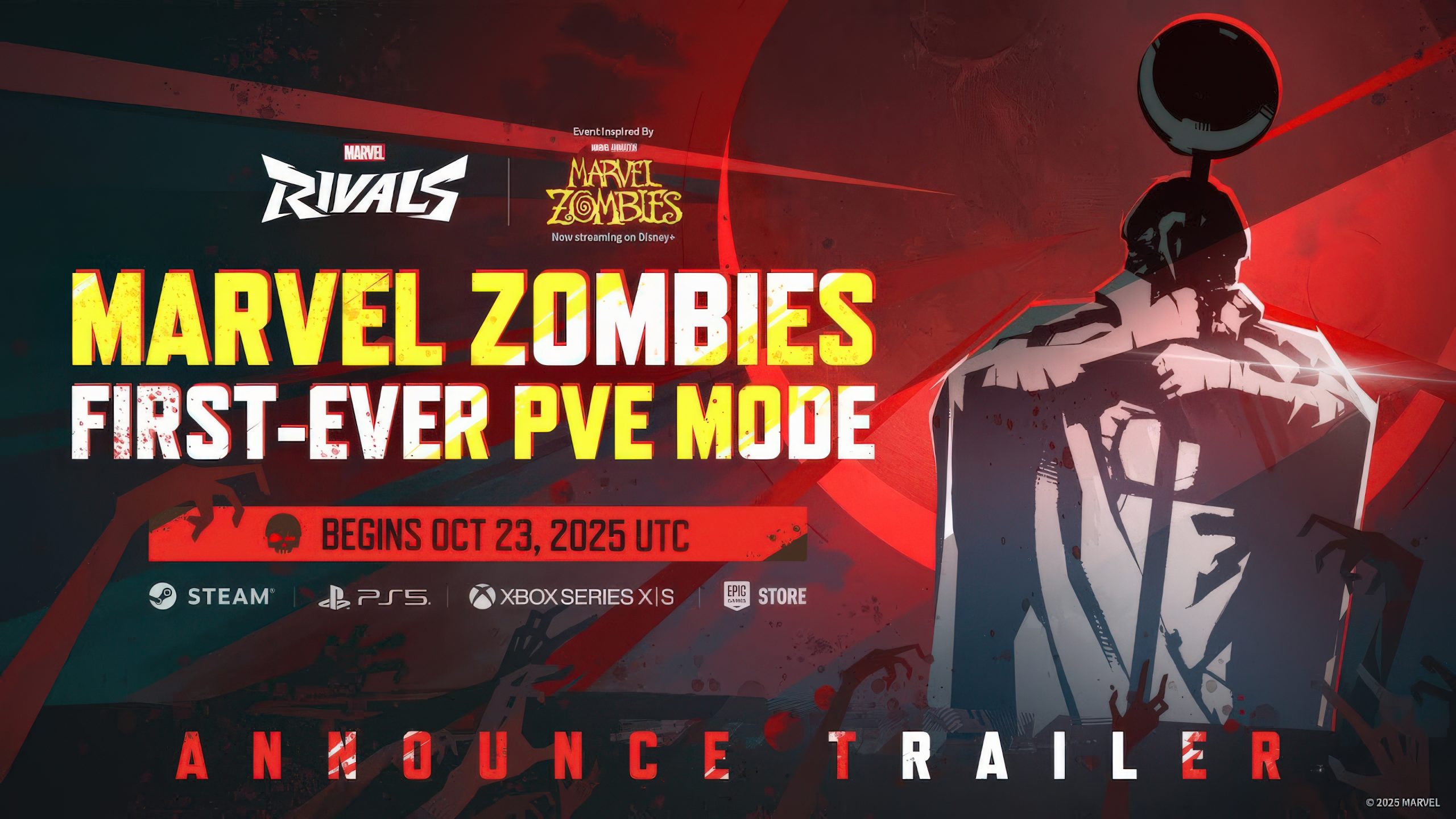 Marvel Rivals recibe un modo PvE inspirado en Marvel Zombies el 23 de octubre