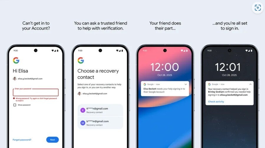 Google запускает Контакты для восстановления и вход по номеру телефона для защиты Gmail Google запускает Контакты для восстановления и вход по номеру телефона для защиты Gmail