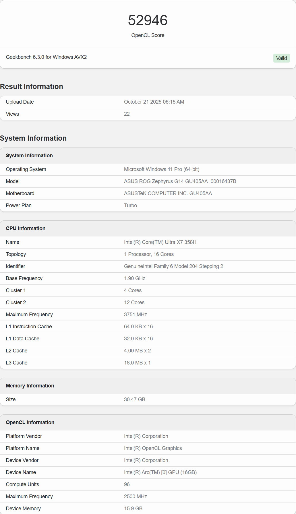Intel Core Ultra X7 358H “Panther Lake”: la nueva bestia con GPU integrada que supera a la RTX 3050