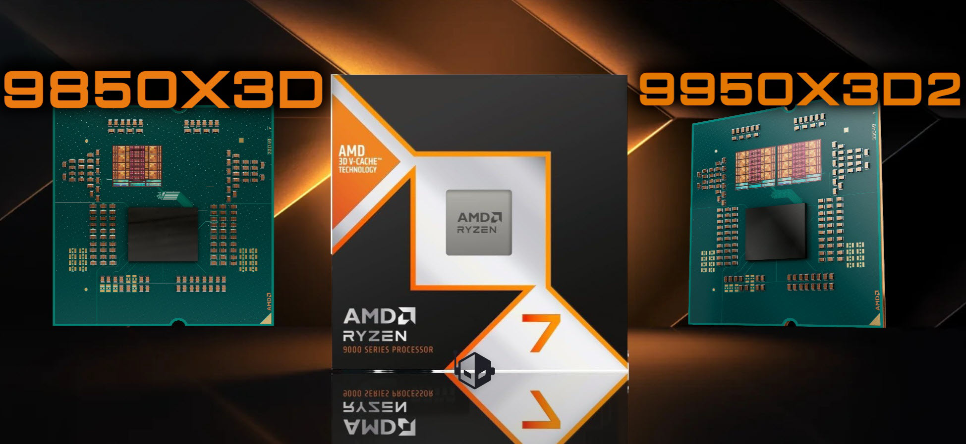 AMD готовит Ryzen 9 9950X3D2 и Ryzen 7 9850X3D — двухчиповые монстры с двойным 3D V-Cache AMD готовит Ryzen 9 9950X3D2 и Ryzen 7 9850X3D — двухчиповые монстры с двойным 3D V-Cache
